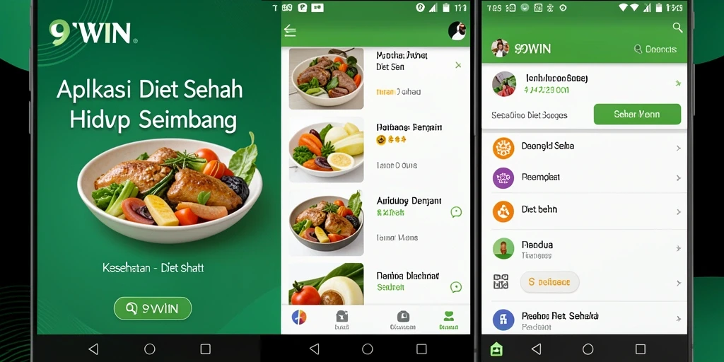 Tampilan antarmuka aplikasi 9WIN yang sederhana dan informatif.