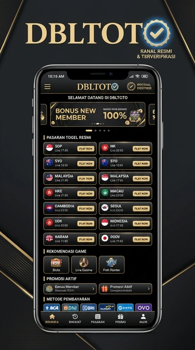 Tampilan kanal resmi dbltoto